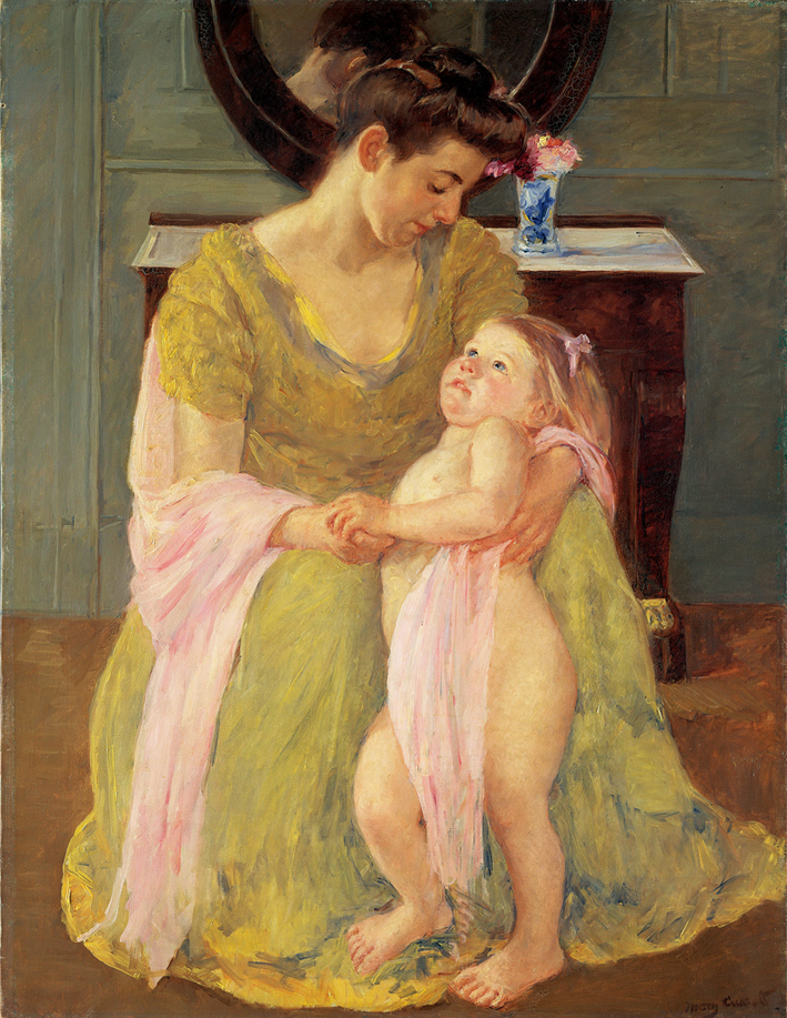  玛丽·卡萨特 Mary Cassatt —— 母亲与孩子 (12)